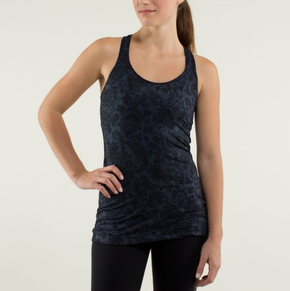lululemon athletica Tops - Lululemon Cool Racerback Paisley Inkwell